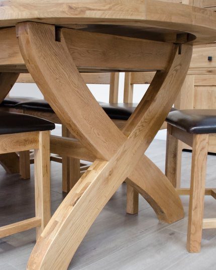 Cotswold Oval Cross Leg Ext Table