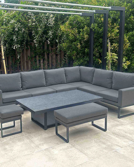 Jupiter Rectangular Corner Sofa Set