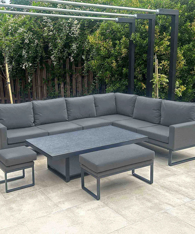 Jupiter Rectangular Corner Sofa Set
