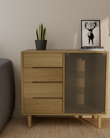 Scandic Small Glazed Cabinet